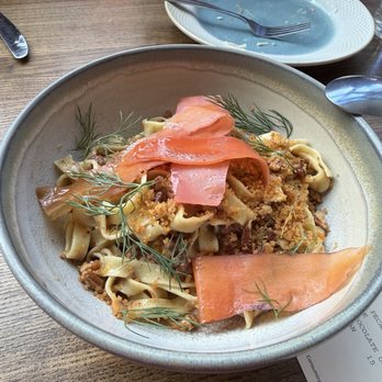 Far-Out - Tagliatelle Wagyu Sugo Bianco - Bars Near Me - Dallas, Texas Far-Out - Tagliatelle Wagyu Sugo Bianco - Bars Near Me - Dallas, Texas