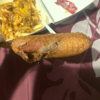 Wienerschnitzel - This is the corn dog I was given today. How can you even serve this you couldn't even bite it it was as hard as a rock - Fast Food Near Me - South Gate, California Wienerschnitzel - This is the corn dog I was given today. How can you even serve this you couldn't even bite it it was as hard as a rock - Fast Food Near Me - South Gate, California