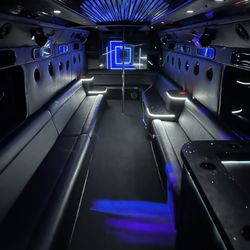 Live It Party Bus - Simple view of the interior