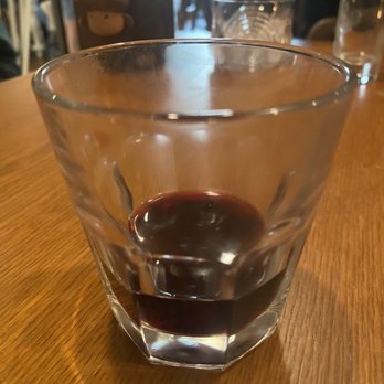 Bar Vlaha - Wine glass in water glass - Greek Near Me - Brookline, Massachusetts