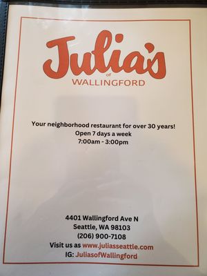 Julia's of Wallingford by null