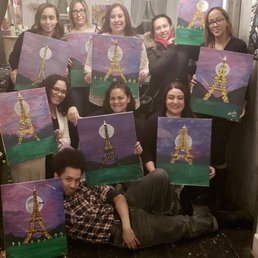 We had a great time celebrating my birthday party with my wonderful friends. Our instructor John was super patient with us!.