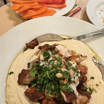 Oren's Hummus - Hummus Rice Bowl w/ Chicken Skewer - Mediterranean Near Me - Cupertino, California Oren's Hummus - Hummus Rice Bowl w/ Chicken Skewer - Mediterranean Near Me - Cupertino, California