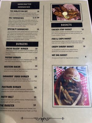 Menu photo 1 Barley's Sports Bar Hawthorne, NV Menu photo 1 Barley's Sports Bar Hawthorne, NV
