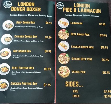 Menu photo 1 London Doner Vaughan, ON Menu photo 1 London Doner Vaughan, ON