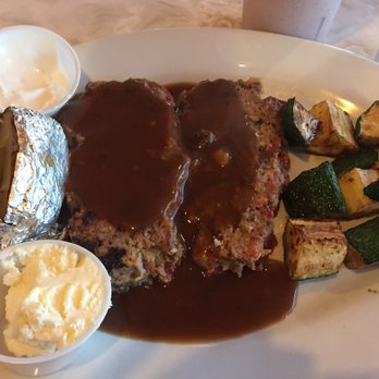 Rutherford's 66 Diner - Meatloaf with baked potato and veggie - Diners Near Me - Kingman, Arizona Rutherford's 66 Diner - Meatloaf with baked potato and veggie - Diners Near Me - Kingman, Arizona