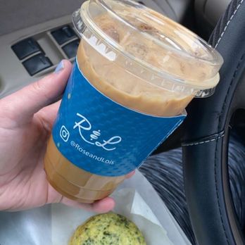 Rose & Lois - Iced brown sugar cinnamon latte with oat milk and a gluten free spinach feta egg bite - Coffee & Tea Near Me - Carmel, Indiana Rose & Lois - Iced brown sugar cinnamon latte with oat milk and a gluten free spinach feta egg bite - Coffee & Tea Near Me - Carmel, Indiana
