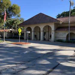 Boca Raton Community Center - Entrance of Community Center on Crawford Street side.