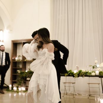 AVTN Studio - AVTN made sure the dress offered fluidity and movement for our first dance, on top of it being flattering and secure. - Wedding Planning Near Me AVTN Studio - AVTN made sure the dress offered fluidity and movement for our first dance, on top of it being flattering and secure. - Wedding Planning Near Me