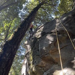 Castle Rock Climbing School - In Castle Rock Park. Really great climb.