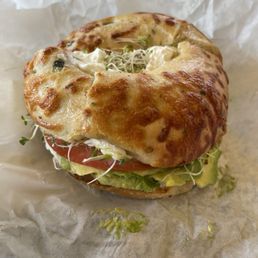 Heavenly Veggie Bagel Heavenly Veggie Bagel