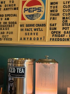 Menu photo 1 Fred's Diner Akron, OH