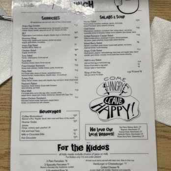 The Angry Egg - Menu - Breakfast & Brunch Near Me - Manchester, Connecticut The Angry Egg - Menu - Breakfast & Brunch Near Me - Manchester, Connecticut
