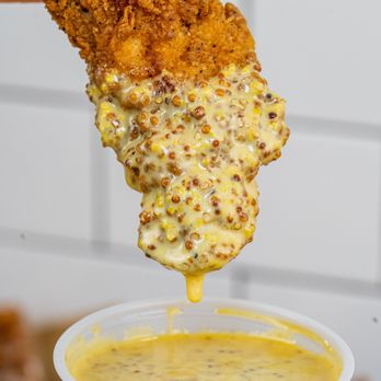 YAS Chicken - Tenders dipped in our homemade honey mustard sauce - Fast Food Near Me - Providence, Rhode Island YAS Chicken - Tenders dipped in our homemade honey mustard sauce - Fast Food Near Me - Providence, Rhode Island