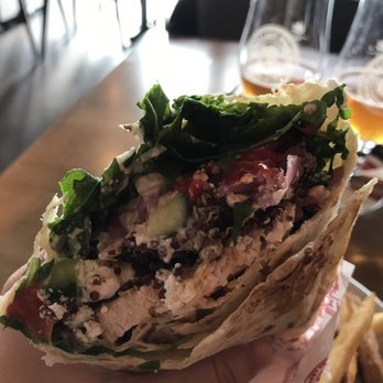 Ballast Point - Chicken wrap - Brewpubs Near Me - Anaheim, California