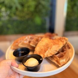 Bacon Chicken and Waffle Bacon Chicken and Waffle