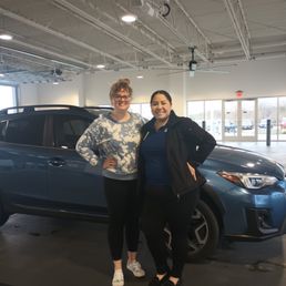 Me and Jennyfer after her teaching me how to drive my car!