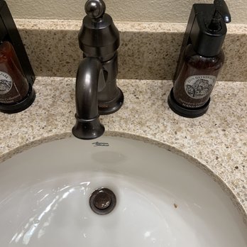 Zion Lodge - Bug in the sink of our bathroom. You can see the hotel logo on the secured bottles. - Hotels Near Me - Springdale, Utah Zion Lodge - Bug in the sink of our bathroom. You can see the hotel logo on the secured bottles. - Hotels Near Me - Springdale, Utah
