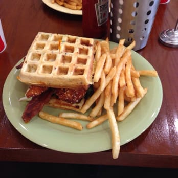 Lola's Chicken Shack - Chicken, bacon, waffle, and some amazing sauce. - Sandwiches Near Me - Alameda, California Lola's Chicken Shack - Chicken, bacon, waffle, and some amazing sauce. - Sandwiches Near Me - Alameda, California