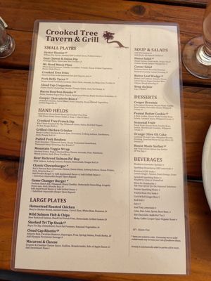 Menu photo 2 Crooked Tree Tavern & Grill Mt Hood, OR Menu photo 2 Crooked Tree Tavern & Grill Mt Hood, OR