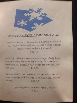 Menu photo 5 Blue Ox Pub Lumby, BC