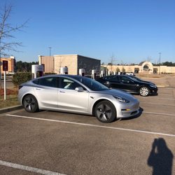 Tesla Supercharger - Slidell charging station.