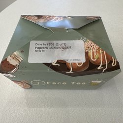 Face Tea & Poke Bowl - Spicy Popcorn Chicken