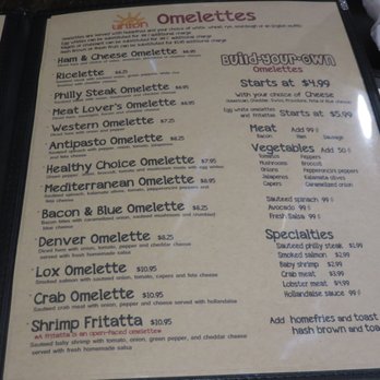 @Union - Union Menu 2/2017 - Breakfast & Brunch Near Me - Allston, Massachusetts