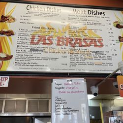 Chicken & Steak Las Brasas - Menu