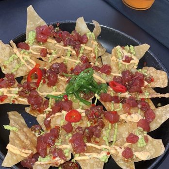 Cosm Dallas - TUNA WONTON NACHOS* - Venues & Event Spaces Near Me - The Colony, Texas
