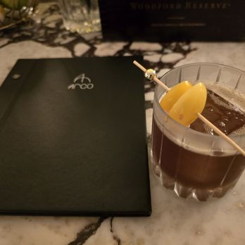 Arco Cocktail Lounge - Mano e Mano- savory and smooth. My new favorite Bourbon drink! - Lounges Near Me - Savannah, Georgia Arco Cocktail Lounge - Mano e Mano- savory and smooth. My new favorite Bourbon drink! - Lounges Near Me - Savannah, Georgia