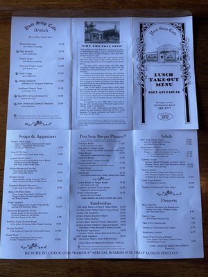 Menu photo 2 Post Stop Cafe Westhampton Beach, NY