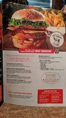 Menu photo 6 Ricky's Restaurant Vernon, BC
