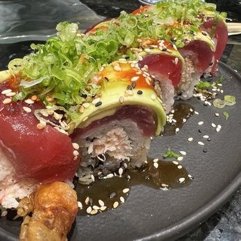 Sakura Asian Bistro - I think this roll was called the hustler - Seafood Near Me - Girdwood, Alaska