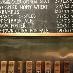 Bloomington Brewing Company - Taps, and a short list of beer