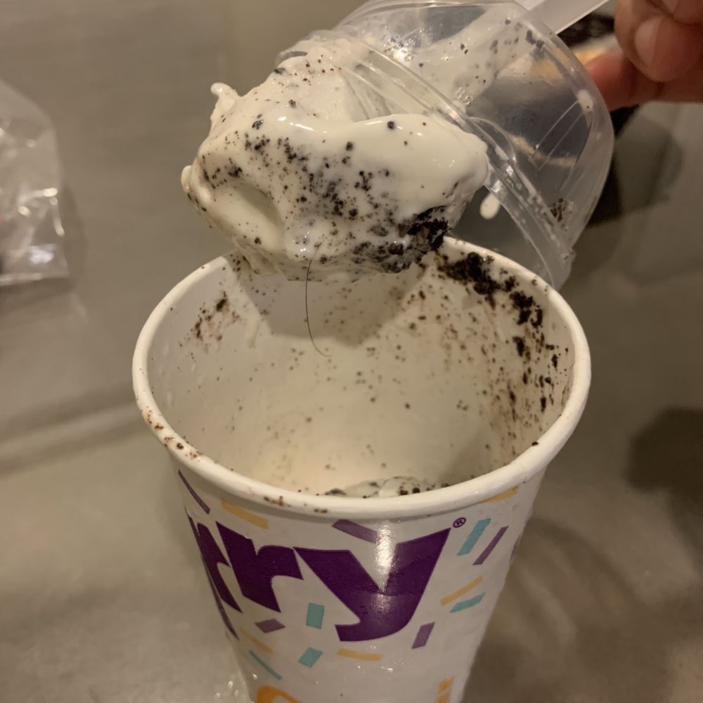 Hair in the ice cream Hair in the ice cream