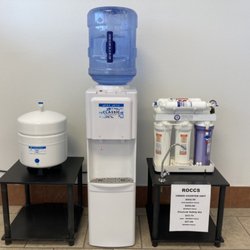 Water Tree Las Cruces - Top loading hot and cold water dispenser that is for sale plus under the sink alkaline reverse osmosis filtration system also for sale.