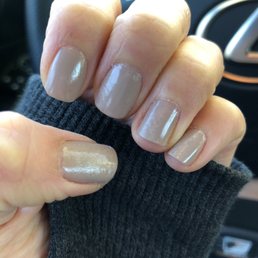 Got my nails done at 2 pm-it took over an hour and this is the next morning. Got my nails done at 2 pm-it took over an hour and this is the next morning.