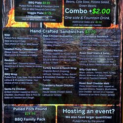 Grille Billy's - Menu