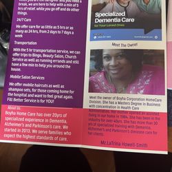 Inside of our brochure