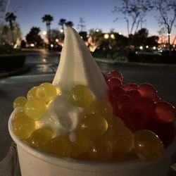 Pinkberry - $9 small with toppings