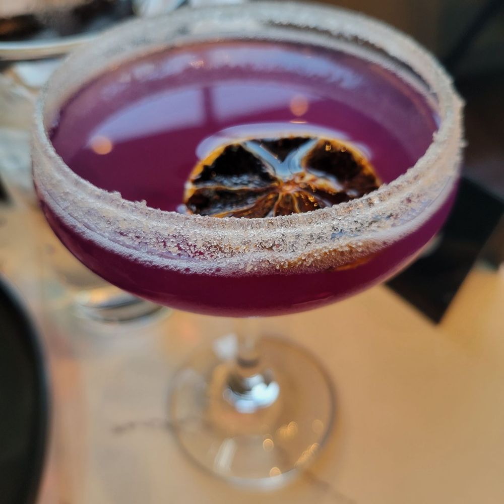 Linjee Thai - Purple rain martini - Thai Near Me - Alexandria, Virginia