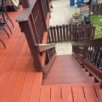Nimets Brothers - Deck steps refinished - Fences & Gates Near Me Nimets Brothers - Deck steps refinished - Fences & Gates Near Me
