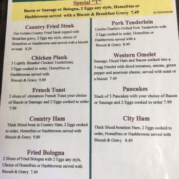 Circle T Restaurant - Menu - American Near Me - Hazard, Kentucky