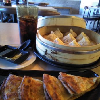 Noodle Works - Xiaolongbao ($11.98), scallion pancakes ($6.98), diet coke ($1.98) - Chinese Near Me - Albuquerque, New Mexico