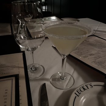 Luckys Steakhouse - Lucky Lemon Drop - Steakhouses Near Me - Montecito, California