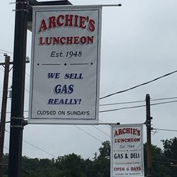 Archie's Luncheon - Great little place for lunch and gas. Not in that order!