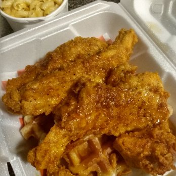 Fowl Play - Chicken and waffles and pimento Mac and cheese - Southern Near Me - Hartford, Connecticut