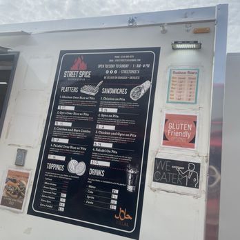 Street Spice - Menu board - Middle Eastern Near Me - Northlake, Texas Street Spice - Menu board - Middle Eastern Near Me - Northlake, Texas