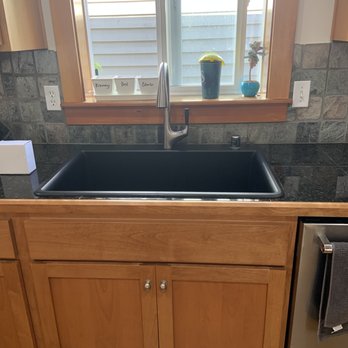 1st Proservice - Kitchen sink, replaced the old stainless steel double basin sink. - General Contractors Near Me - Kent, Washington